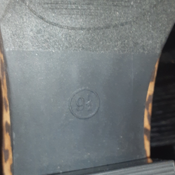 NWT A new day Brown Leopard Print Bootie Sz 9 1/2 - Picture 9 of 11